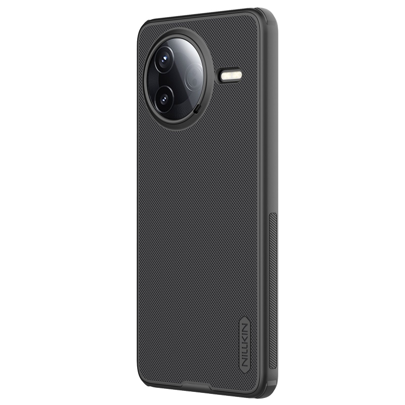 Nillkin Super Frosted PRO hátlap a Poco F7 Pro számára Fekete