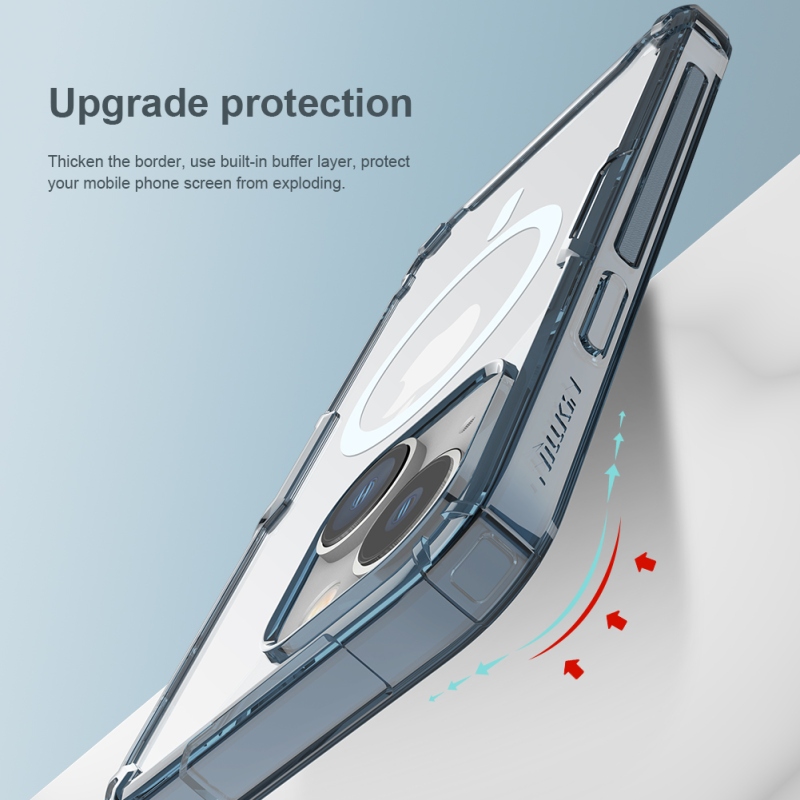 Nillkin Nature TPU PRO mágneses borítás Apple iPhone 13/14 készülékhez - átlátszó