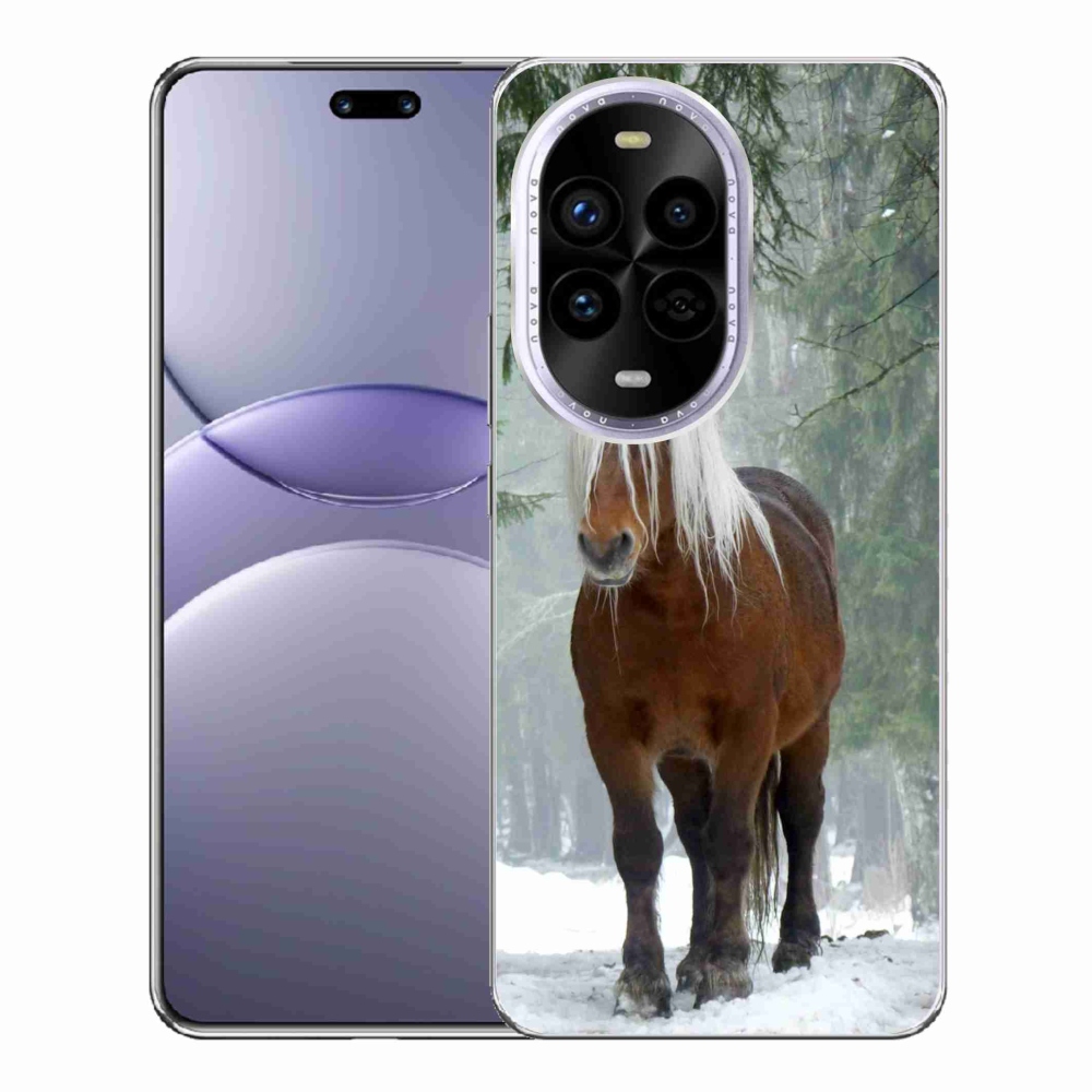 Zselés borítás mmCase a Huawei Nova 13 Pro 5G-n - ló az erdőben
