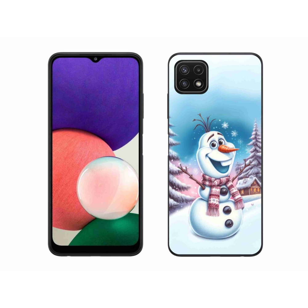 Gél borítás mmCase Samsung Galaxy A22 5G - ice kingdom - jégkirályság