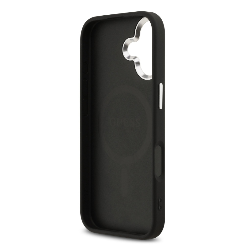 Guess 4G MagSafe hátlap iPhone 17 Fekete