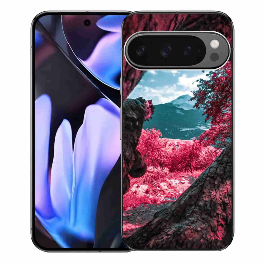 Gél borítás mmCase a Google Pixel 9 Pro XL-en - hegyi kilátás