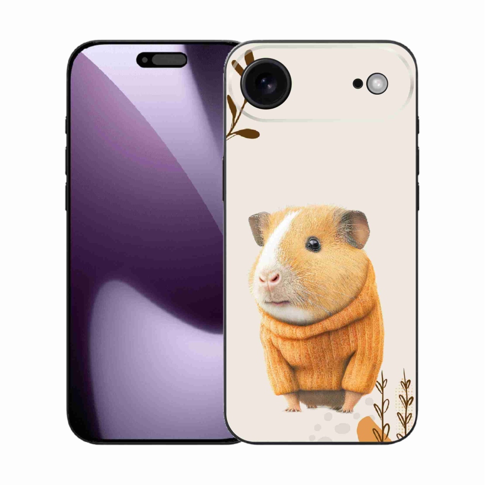 Gél borítás mmCase iPhone 17 Air készülékhez - tengerimalac pulóverben