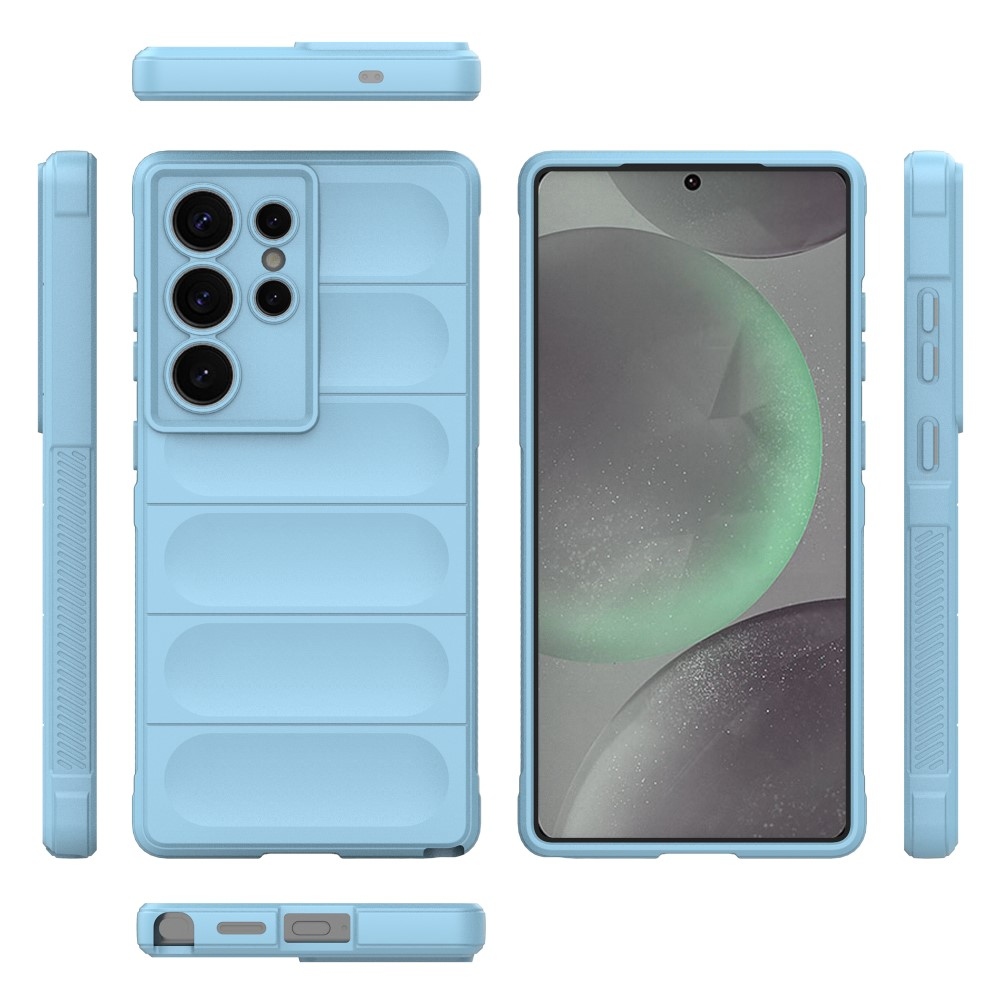 Rugg tartós zselés tok Samsung Galaxy S25 Ultra készülékhez - világoskék
