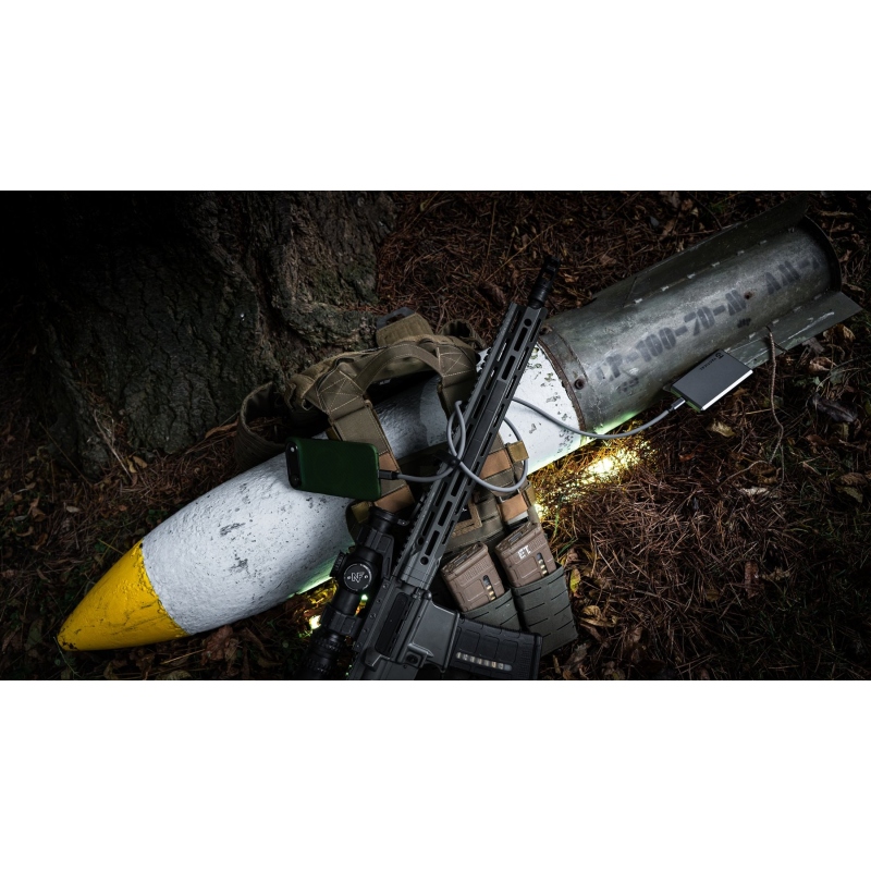 Tactical Fat Man 2.0 kábel USB-A/USB-C 1m szürke