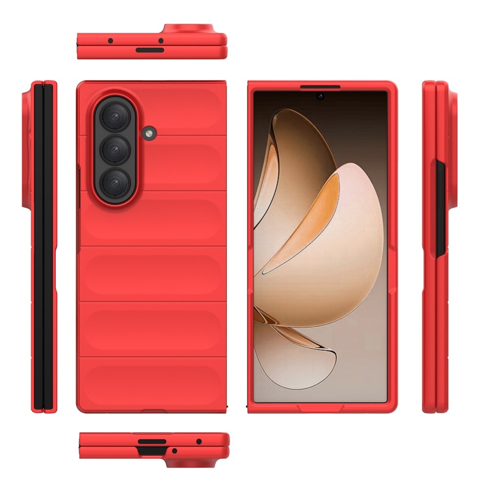 Rugg tartós zselés tok Samsung Galaxy Z Fold7 5G - piros