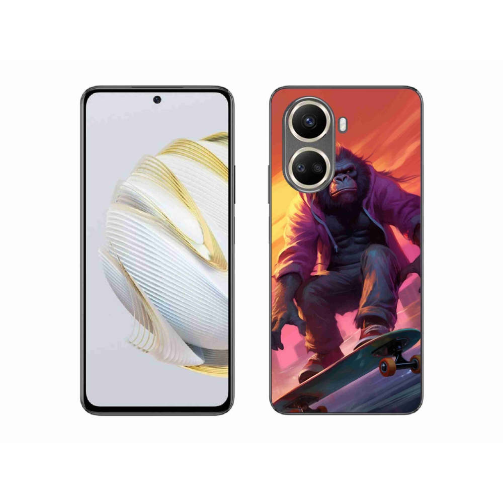 Gél borítás mmCase a Huawei Nova 10 SE-hez - gorilla a gördeszkán