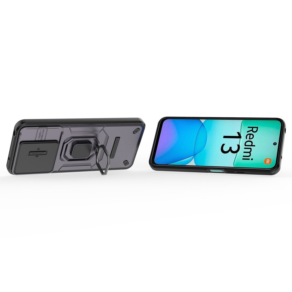 Lencseálló hibrid védőburkolat Xiaomi Redmi 13 4G/Poco M6 4G - lila