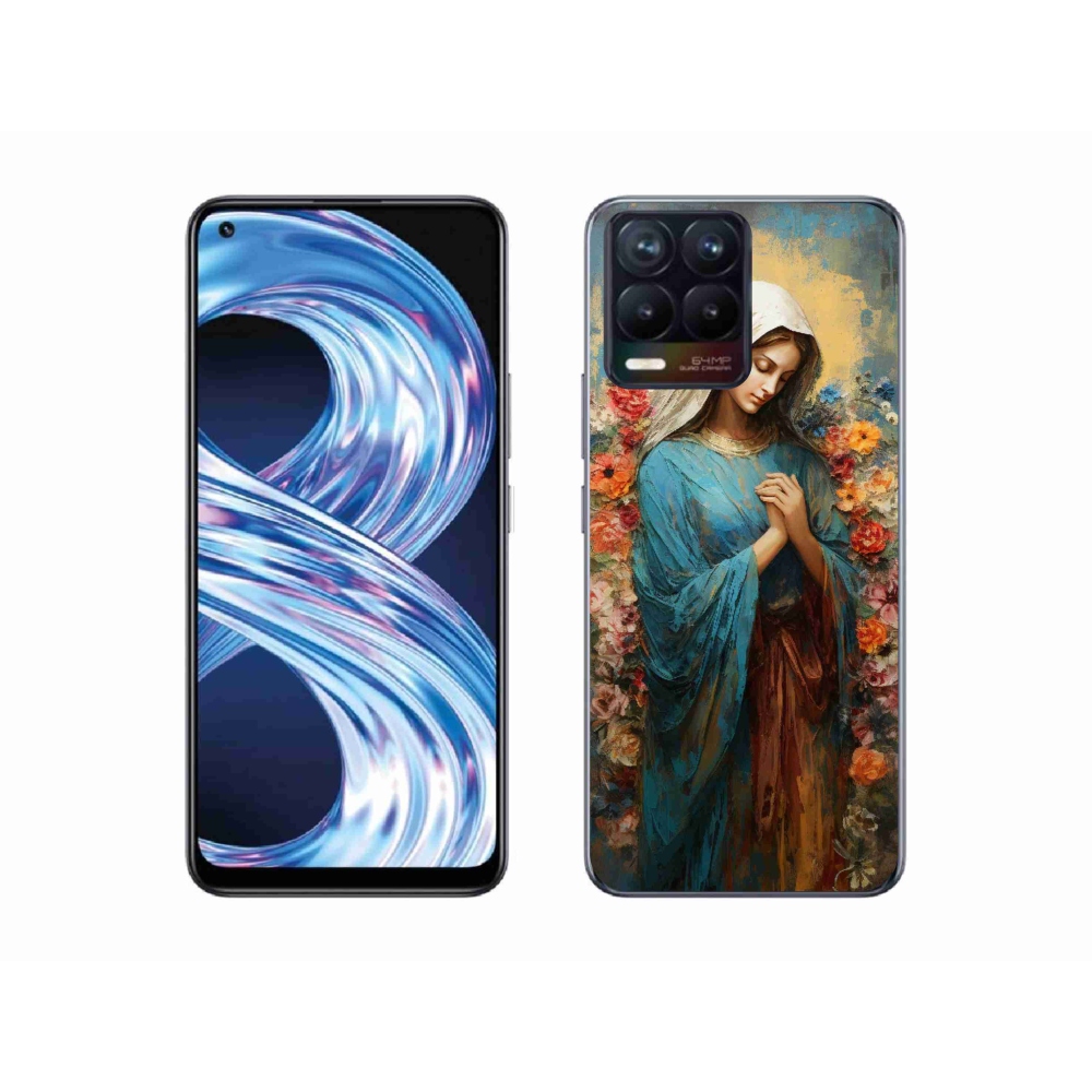 Gél borítás mmCase a Realme 8 Pro-n - szent nő