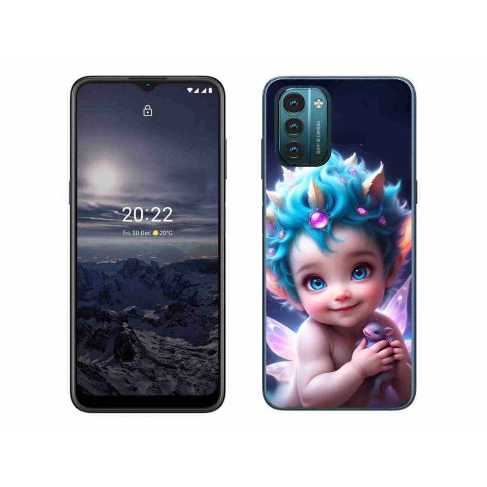Zselés borítás mmCase a Nokia G11/G21 készülékhez - baba pillangószárnyakkal