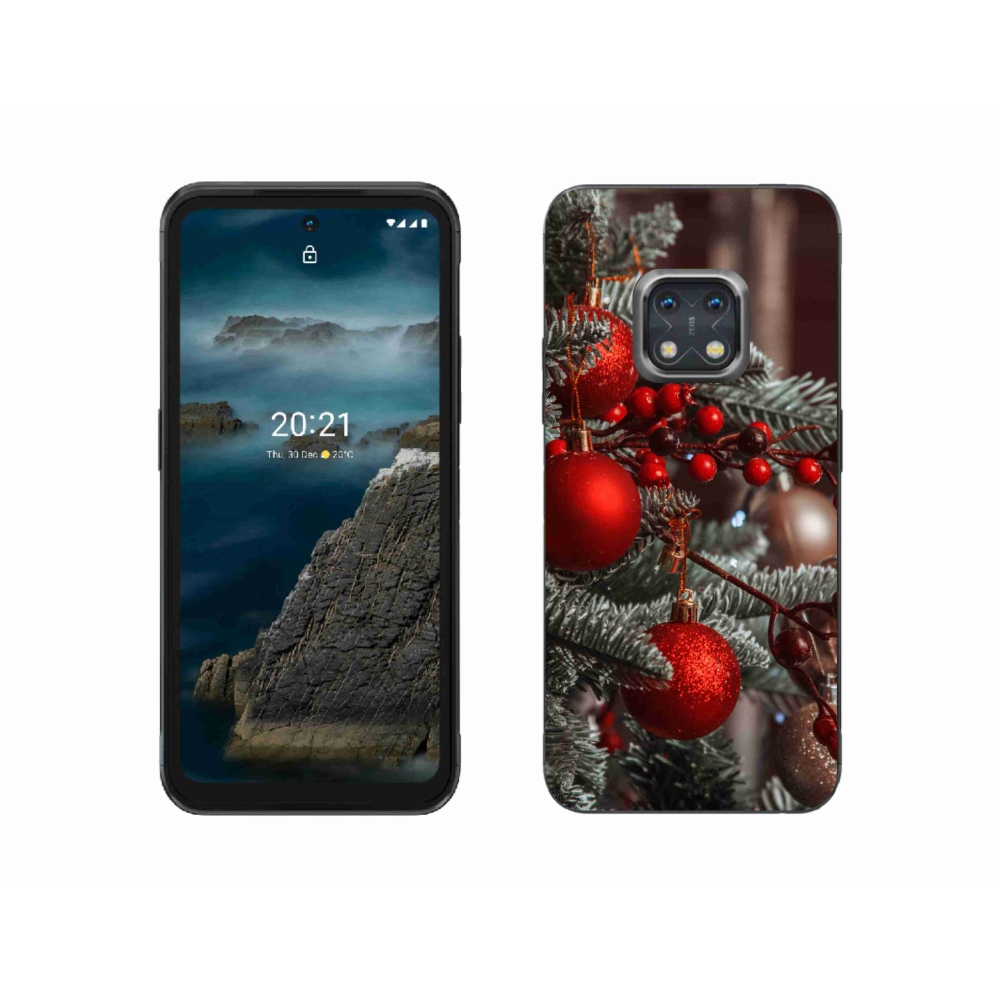 Zselés borítás mmCase a Nokia XR20 készülékhez - karácsonyi dekorációk 2