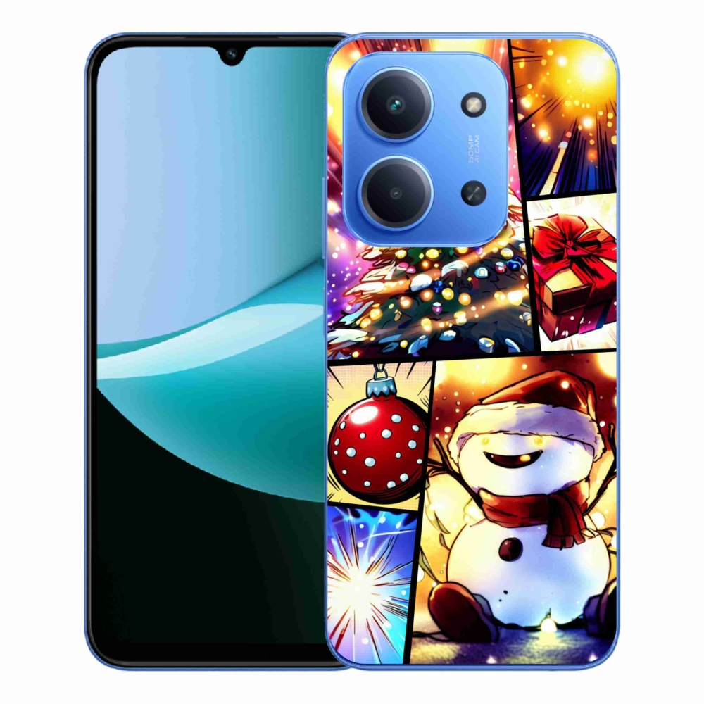 Gél borítás mmCase a Xiaomi Redmi 15C 4G/5G (173mm) - Karácsonyi motívumok 1