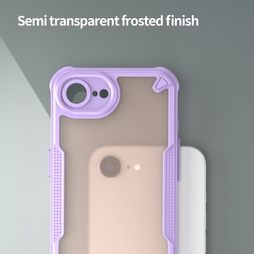 Fagyasztott tartós borítás iPhone 16e készülékhez - lila