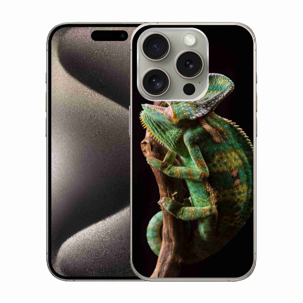 Zselés borítás mmCase iPhone 15 Pro készülékhez - kaméleon