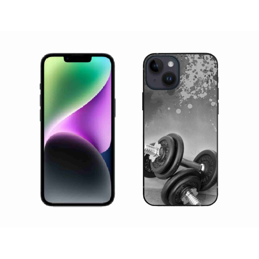 Zselés borítás mmCase iPhone 14 készülékhez - súlyzók 1
