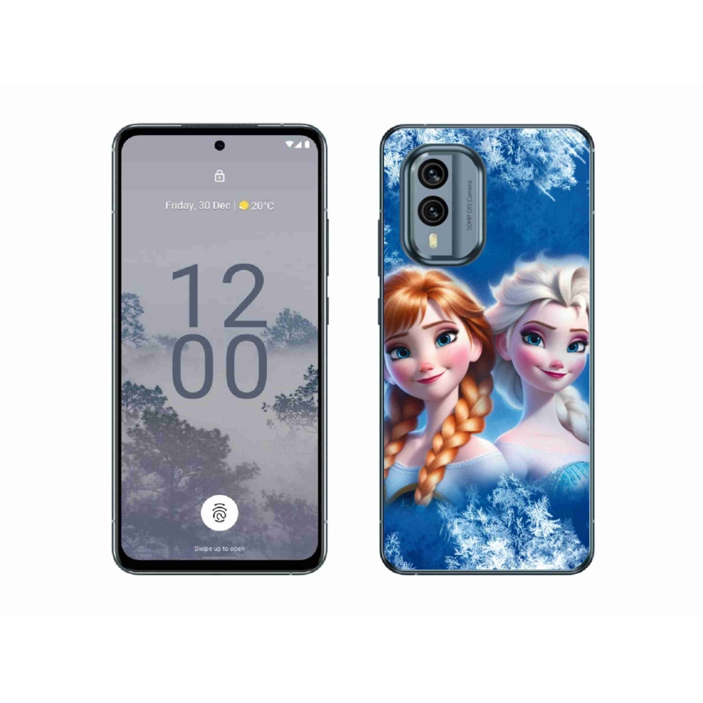 Zselés borítás mmCase a Nokia X30 5G készülékhez - Ice Kingdom 2