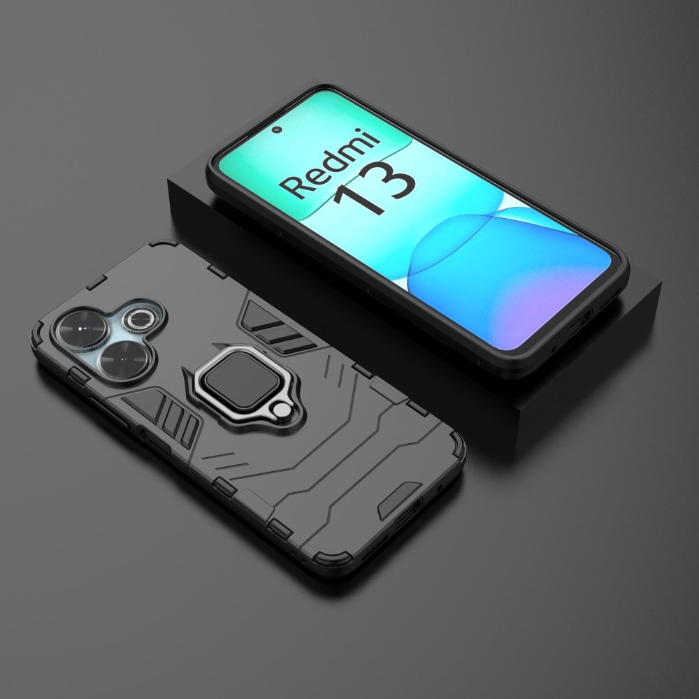 Guardy tartós védőhuzat Xiaomi Redmi 13 4G/Poco M6 4G - fekete