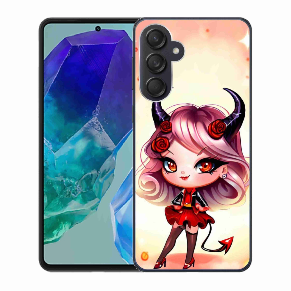 Zselés borítás mmCase Samsung Galaxy M55 5G - rajzfilm ördög