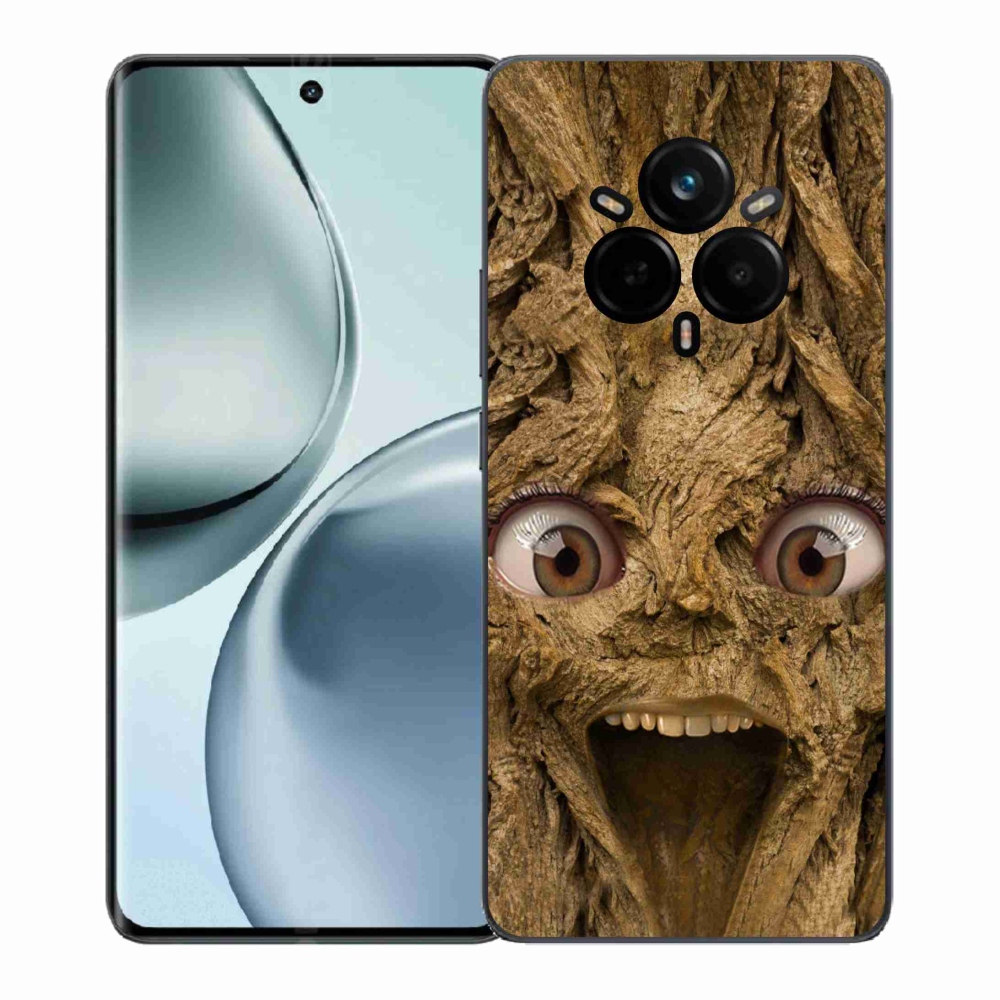 Gél borítás mmCase a Realme 14 Pro 5G készülékhez - boldog fa szemekkel