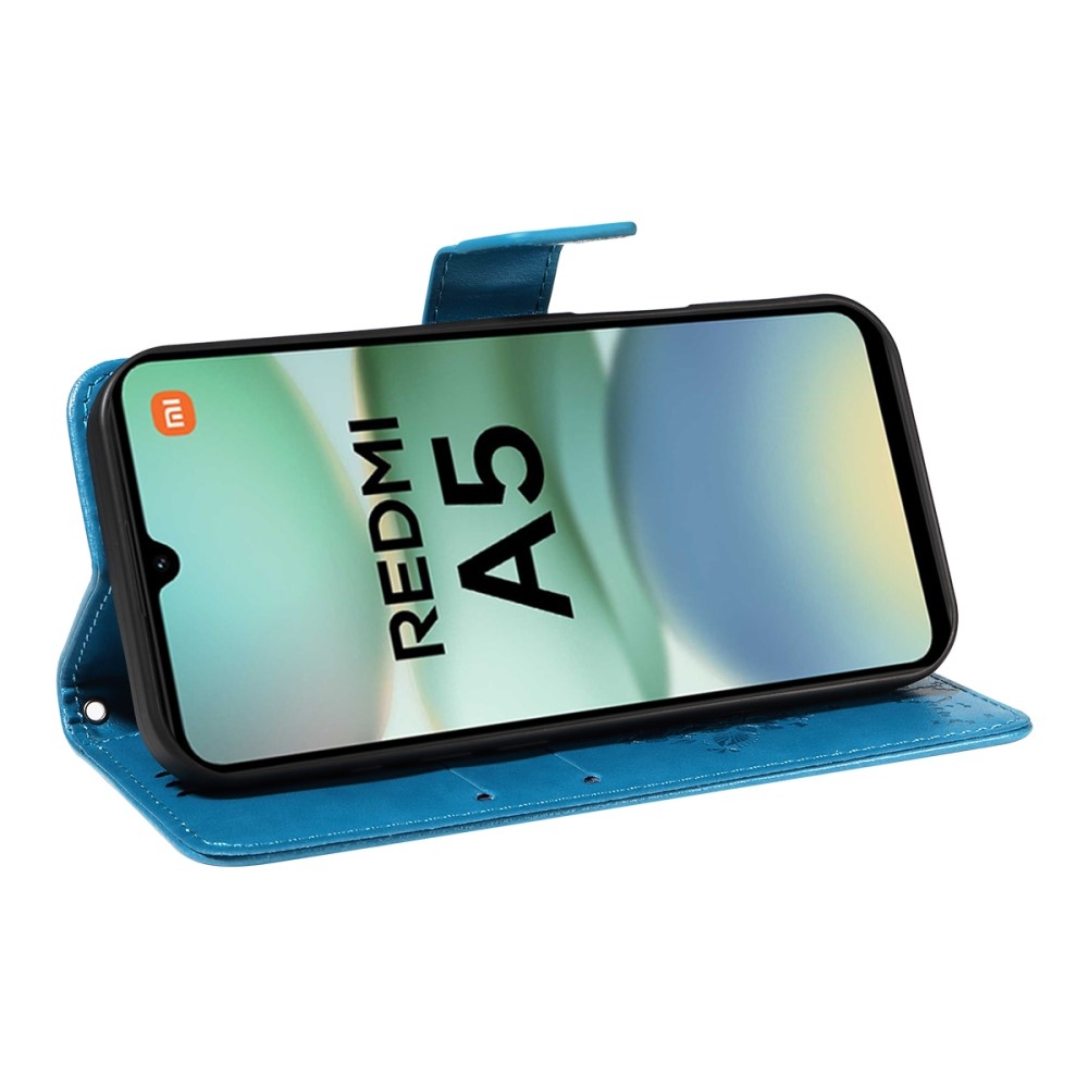 Fák könyv tok Xiaomi Redmi A5 (173.45x79.35x8.45mm) - kék