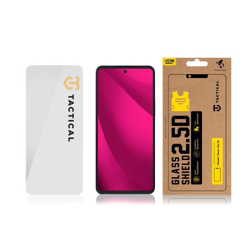 Taktikai üvegpajzs 2,5D üveg a T-Mobile T Phone 2 Pro 5G készülékhez Tiszta