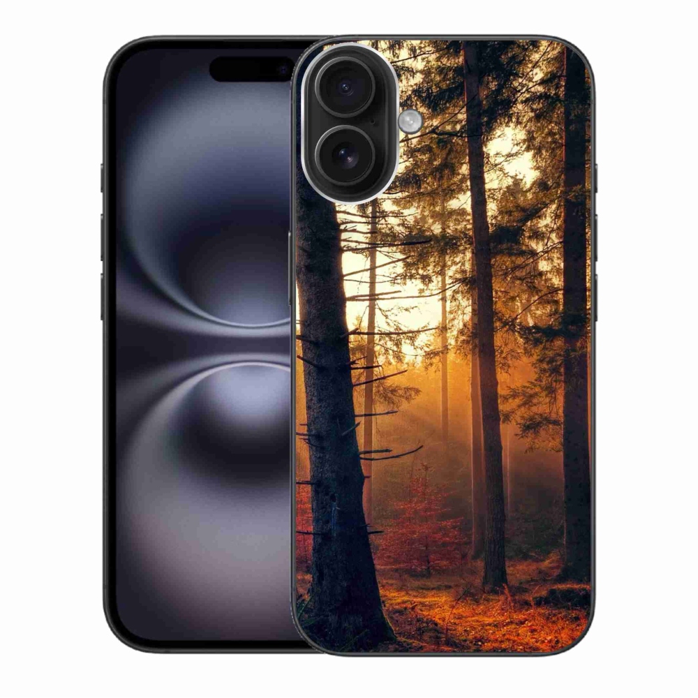 Gél tok mmCase iPhone 16 Plus készülékhez - erdő