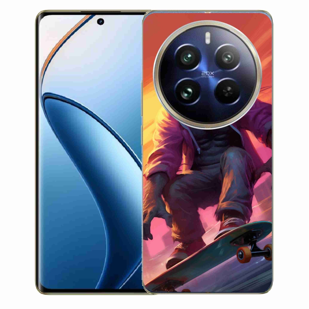 Gél borítás mmCase a Realme 12 Pro 5G/12 Pro+ 5G számára - gorilla gördeszkán