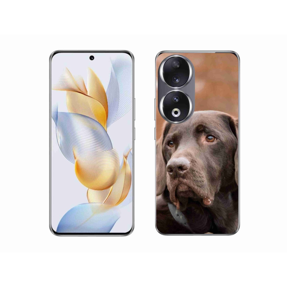 Gél tok mmCase for Honor 90 - barna labrador