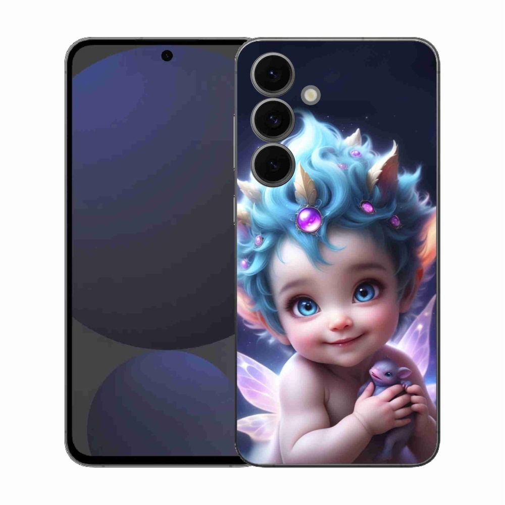 Gél borítás mmCase Samsung Galaxy S25 FE - baba pillangószárnyakkal