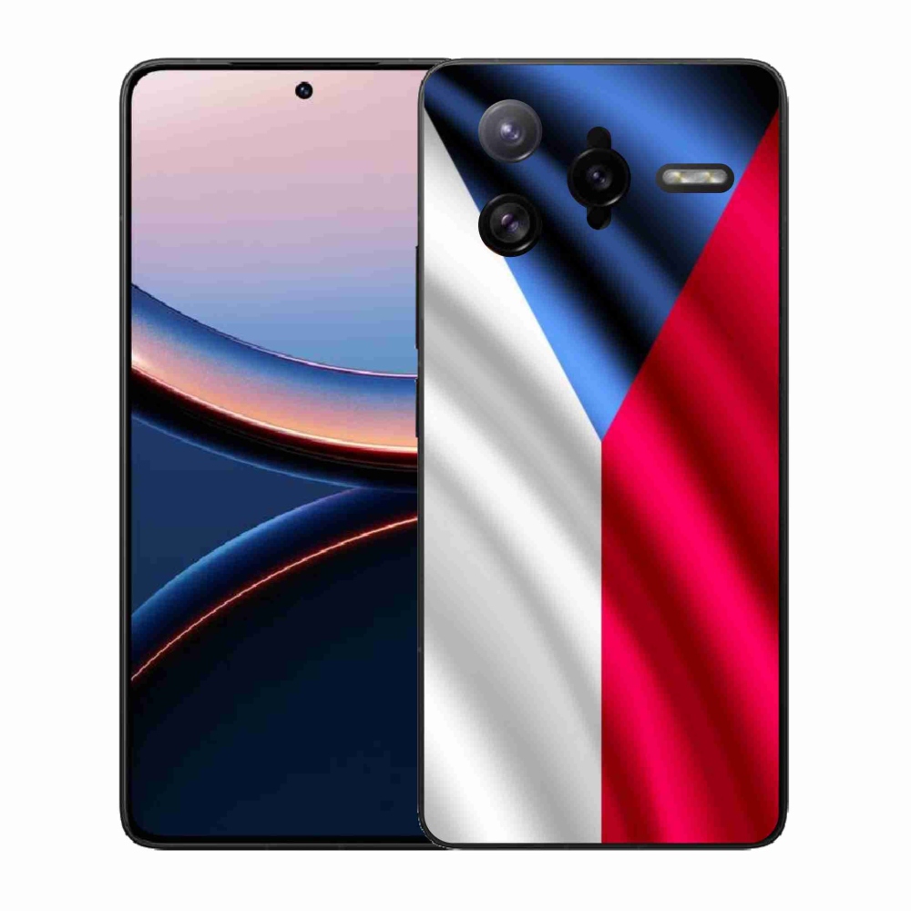 Gél borító mmCase a Xiaomi Poco F7 Ultra számára - cseh zászló