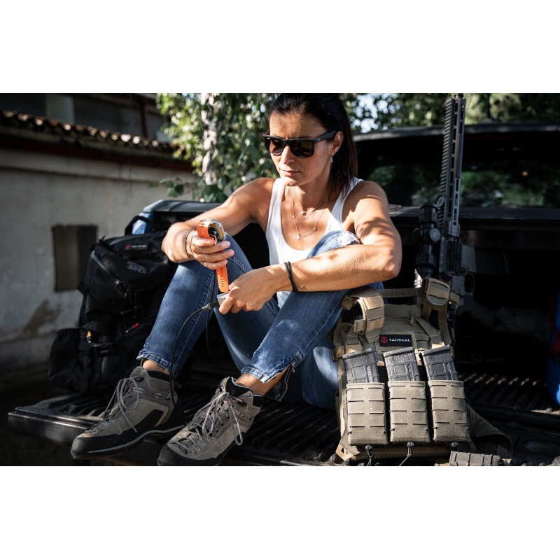 Tactical Recce 3:20 kábel Apple Watch-hoz Fekete/Szürke