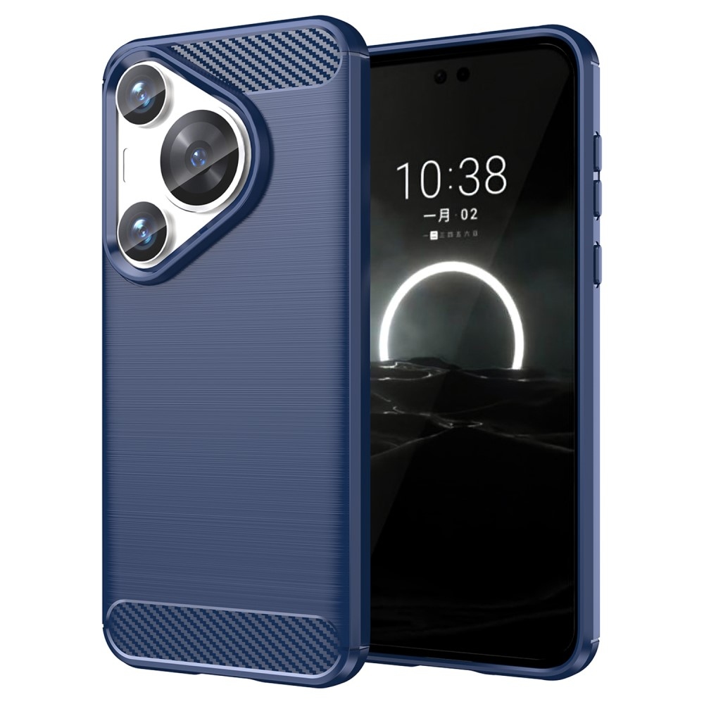Szénálló zselés tok a Huawei Pura 70 Pro készülékhez - kék