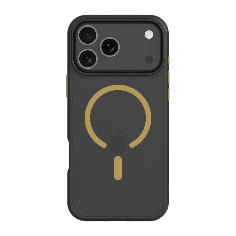 Taktikai MagForce Hyperstealth 2.0 borító az iPhone 17 Pro Max készülékhez Fekete/sárga