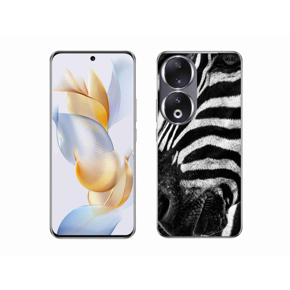 Zselés borítás mmCase a Honor 90 készülékhez - zebra