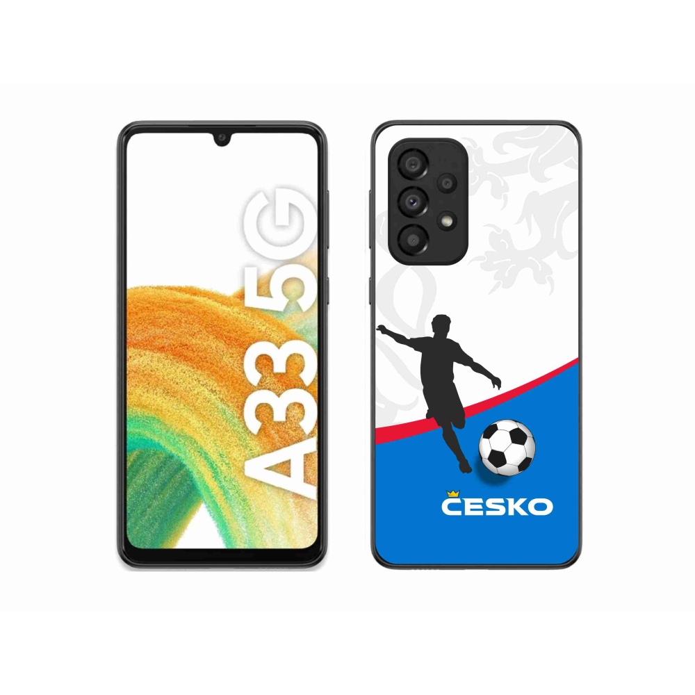 Gél borítás mmCase Samsung Galaxy A33 5G - foci Csehország 1