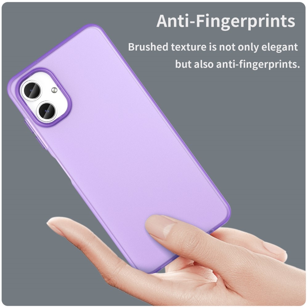 Candys matt zselés tok Samsung Galaxy A06 4G - lila