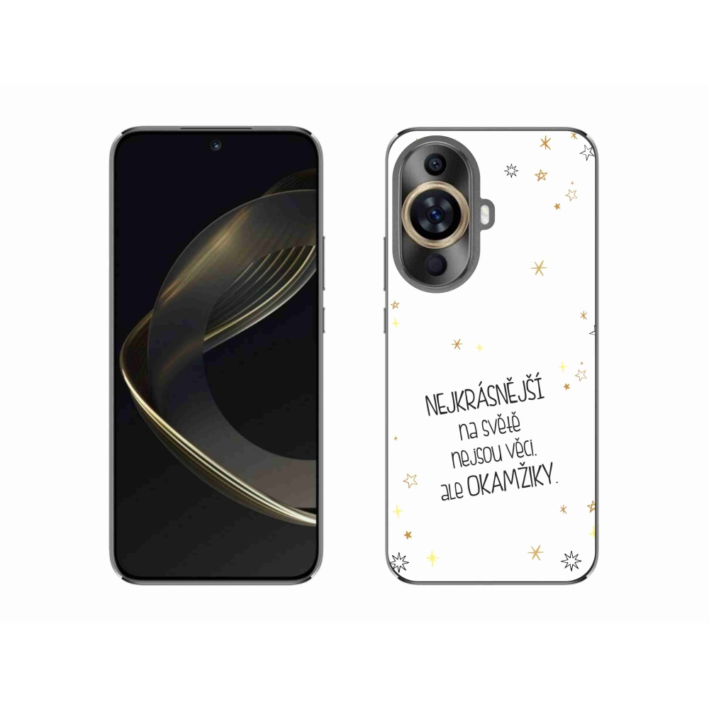 Gél borító mmCase a Huawei Nova 11 - idézet 4 fehér háttérrel