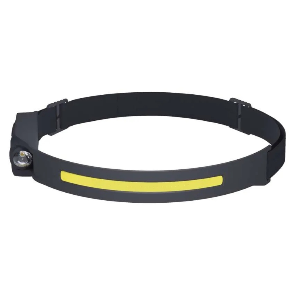 COB LED újratölthető fejlámpa P3541, 380 lm, 30 m, Li-Pol 1200 mAh