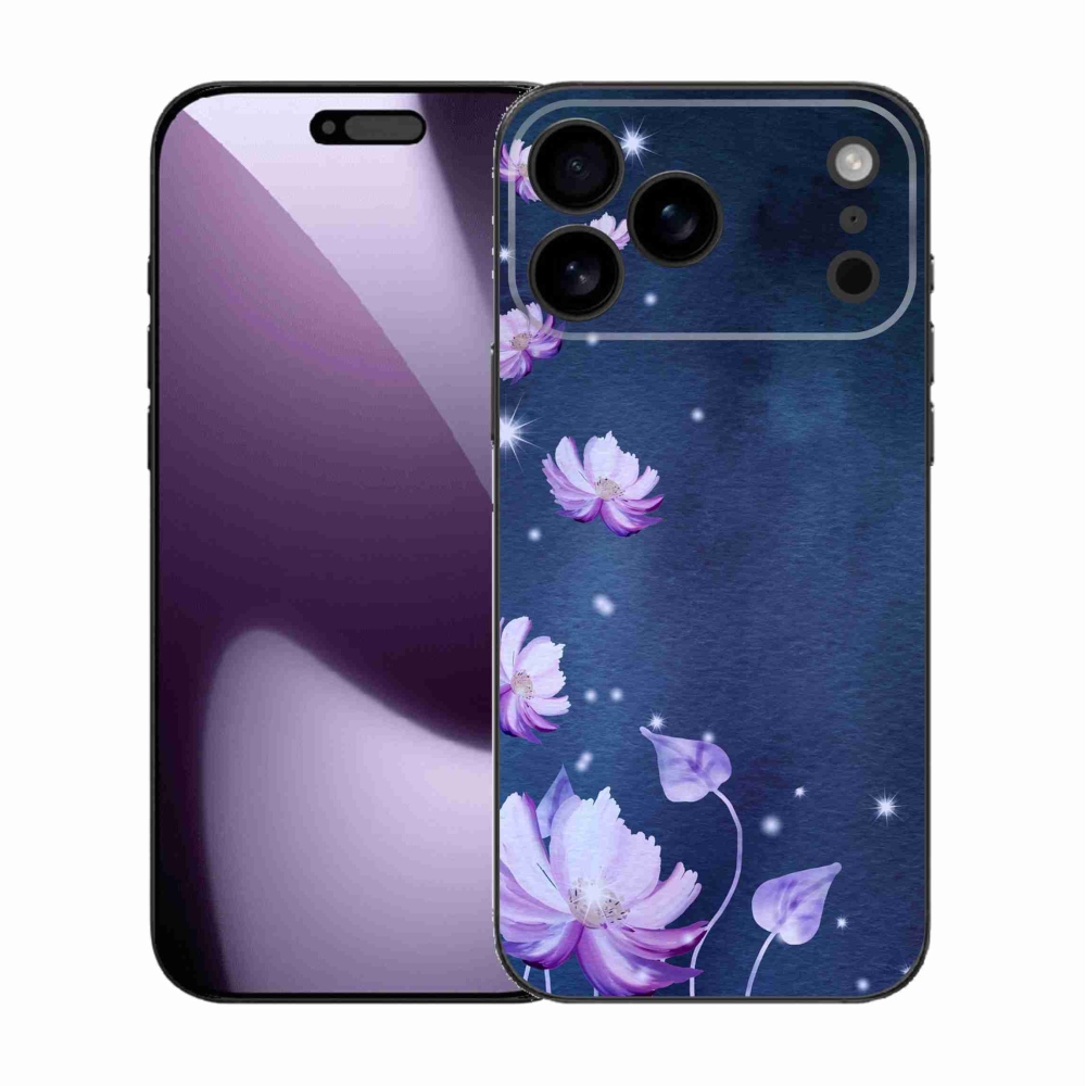 Zselés borítás mmCase iPhone 17 Pro Max készülékhez - hulló virágok