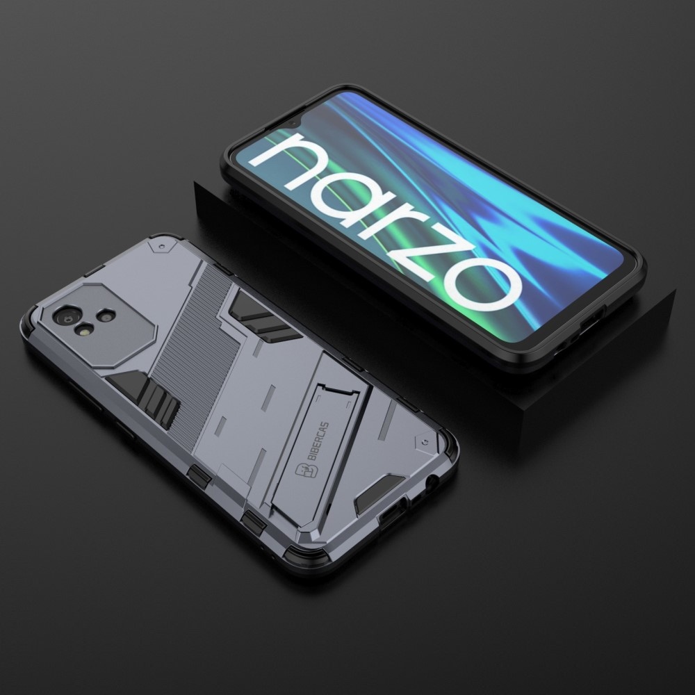 Armory tartós borító a Realme Narzo 50i készülékhez - sötétkék