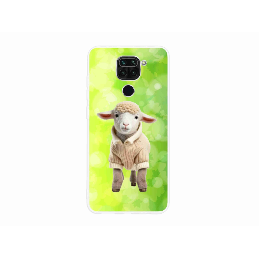 Gél borítás mmCase a Xiaomi Redmi Note 9-hez - bárány pulóverben