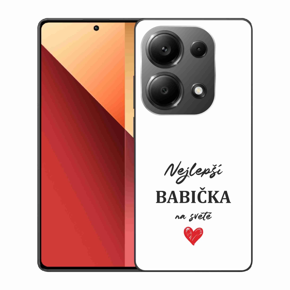 Gél borító mmCase a Xiaomi Redmi Note 13 Pro 4G/Poco M6 Pro - legjobb nagyi 1 fehér háttérrel