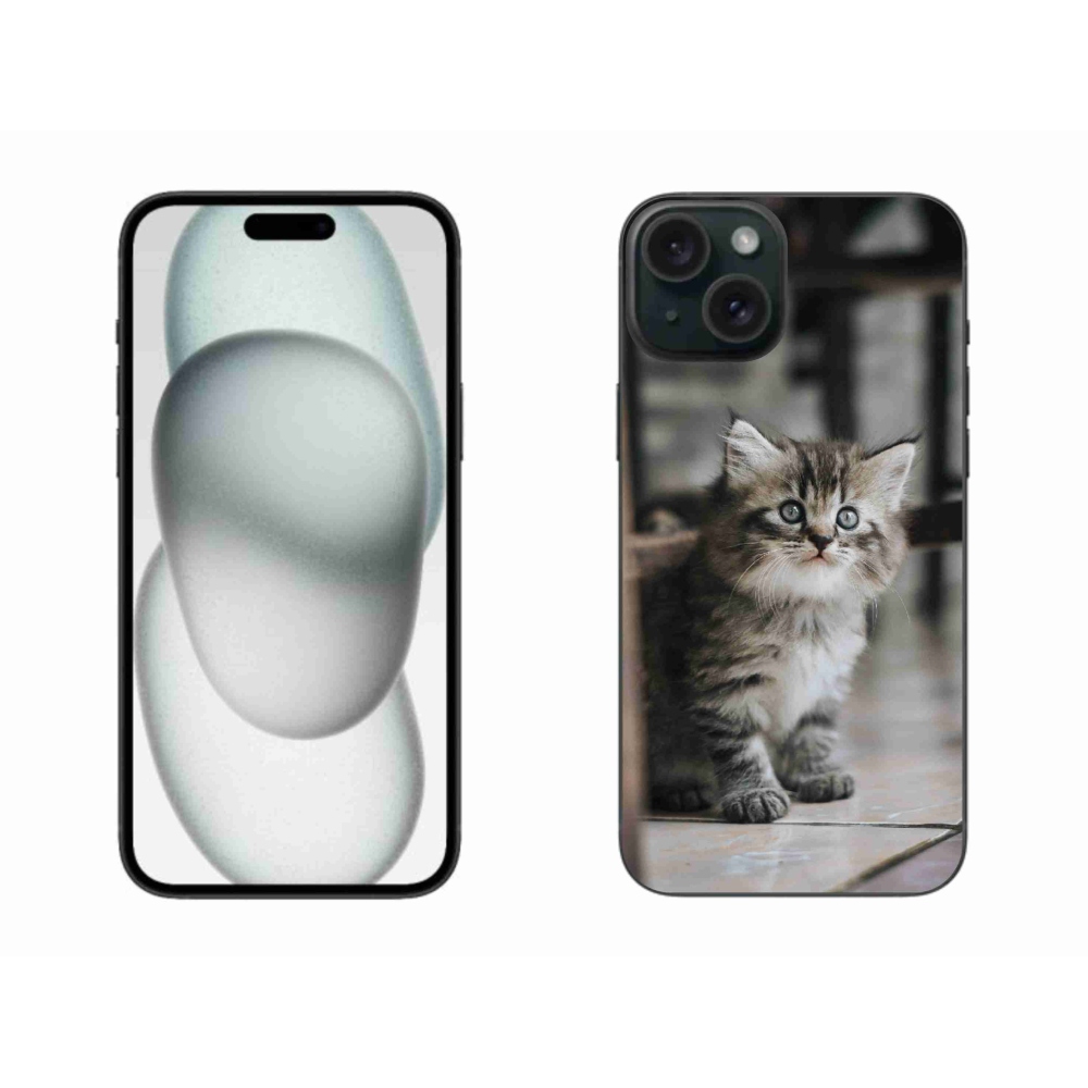 Zselés borítás mmCase iPhone 15 Plus készülékhez - cica