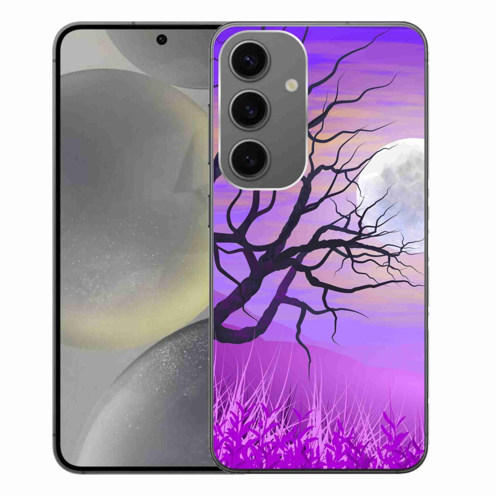 Gél tok mmCase Samsung Galaxy S24+ készülékhez - rajzfilmes kidőlt fa