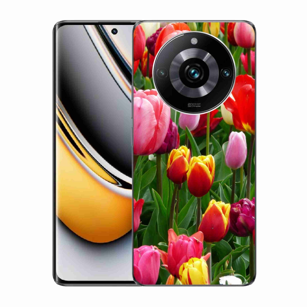 Zselés borítás mmCase a Realme 11 Pro/11 Pro+ készülékhez - tulipánok