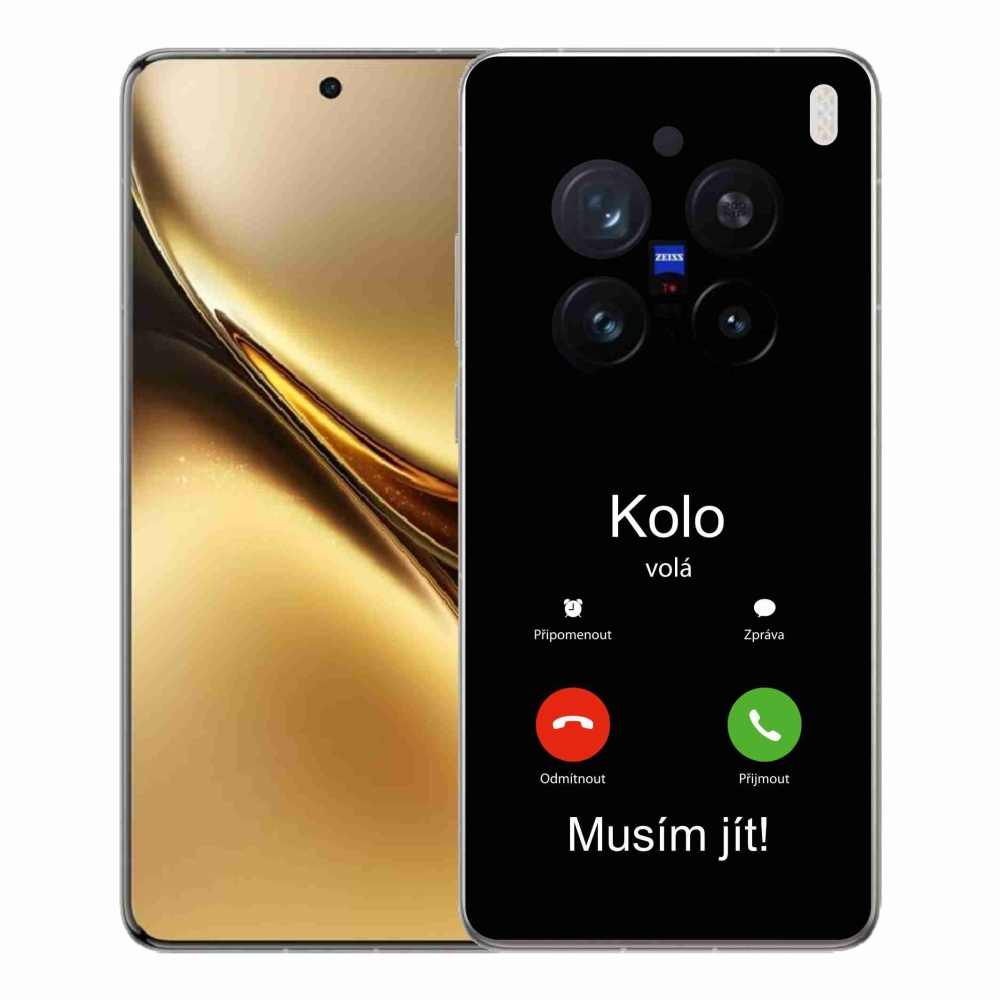 Zselés borítás mmCase a Vivo X200 Pro 5G-n - a kerék a fekete hátteret hívja fel