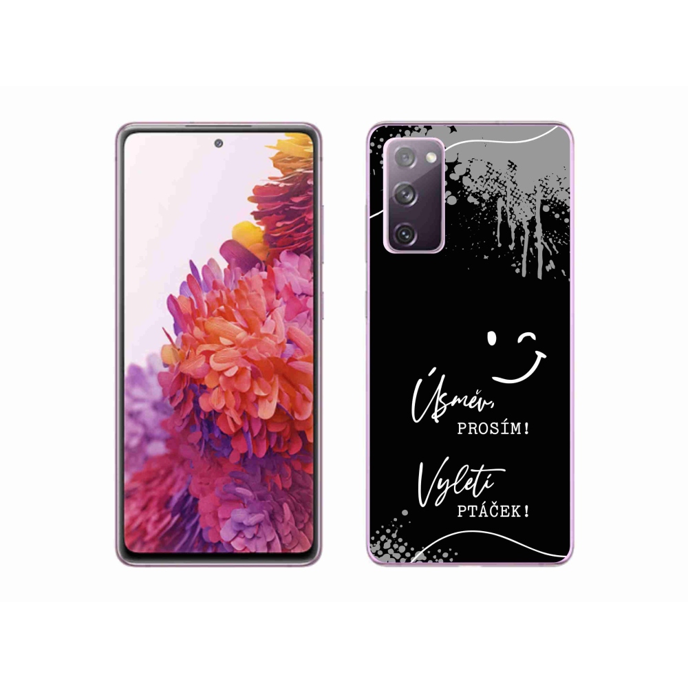 Gél borítás mmCase Samsung Galaxy S20 FE - vicces szöveg 4 fekete háttér