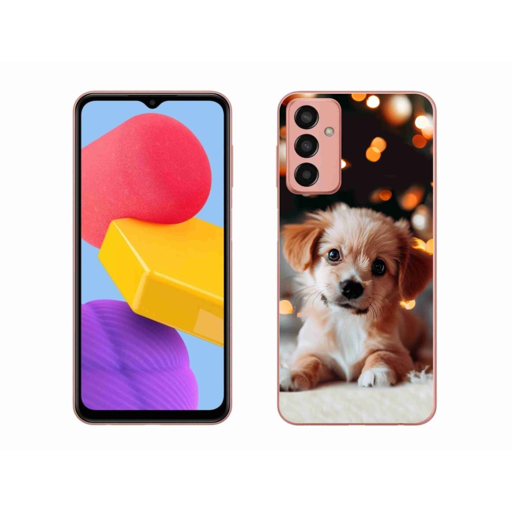 Zselés borítás mmCase Samsung Galaxy M13 - kölyökkutyakölyökhöz