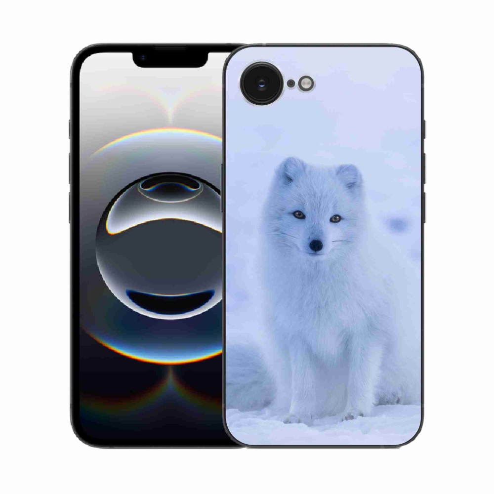 Zselés borítás mmCase iPhone 16e készülékhez - polár róka