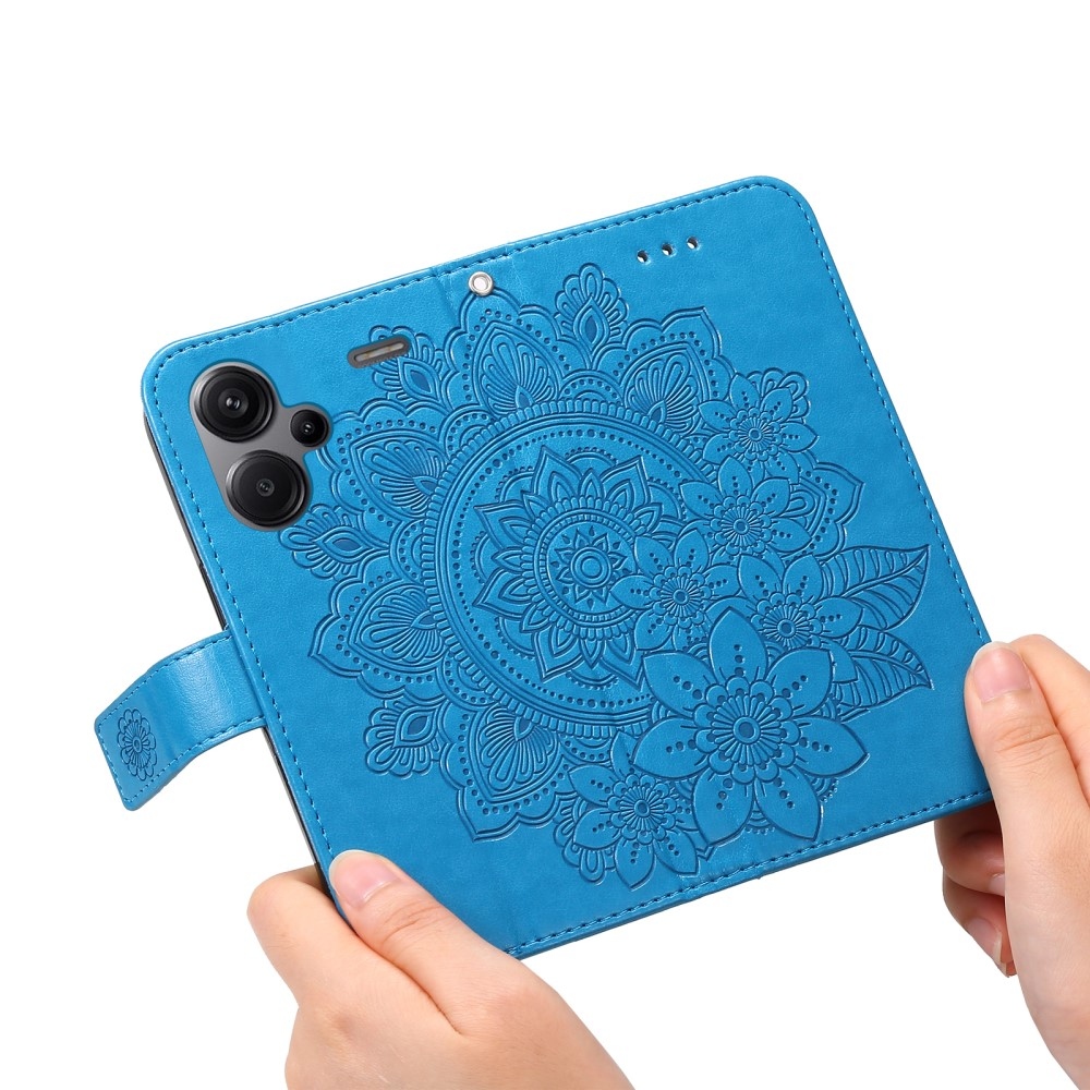 Mandala könyv tok Xiaomi Redmi Note 13 Pro+ 5G - kék